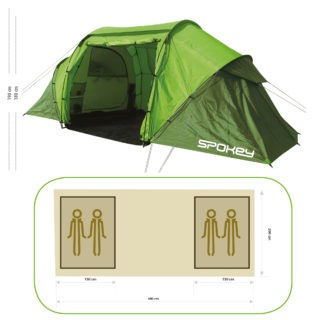 TIMBERLANE 2+2 - Camping tent