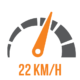 Max. Speed: 22 km/h