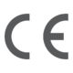 CE-Kennzeichnung: das Produkt erfüllt die Richtlinien der Europäischen Union