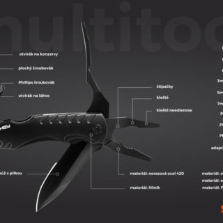 SX-ONE - Kapesní multifunkční nůž