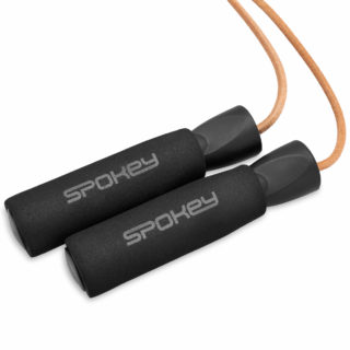 QUICK SKIP - Skipping rope with a leather rope 