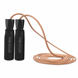 QUICK SKIP - Skipping rope with a leather rope 